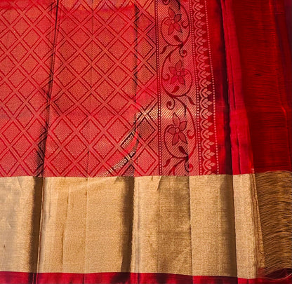 GREY  KANJIVARAM LGHT WEIHT