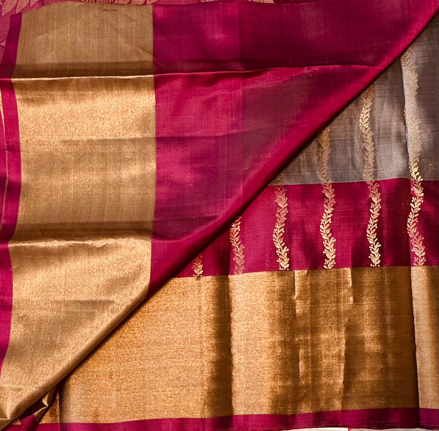 GREY KANJIVARAM LIGHT WEIGHT