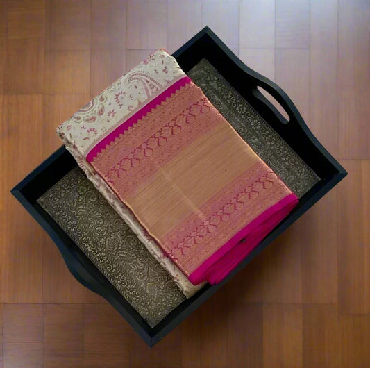 IVORY KANJIVARAM PURE SILK PREMIUM