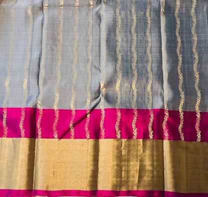GREY KANJIVARAM LIGHT WEIGHT