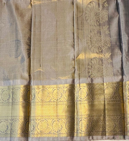 METALLIC BLUE KANJIVARAM LIGHT WEIGHT
