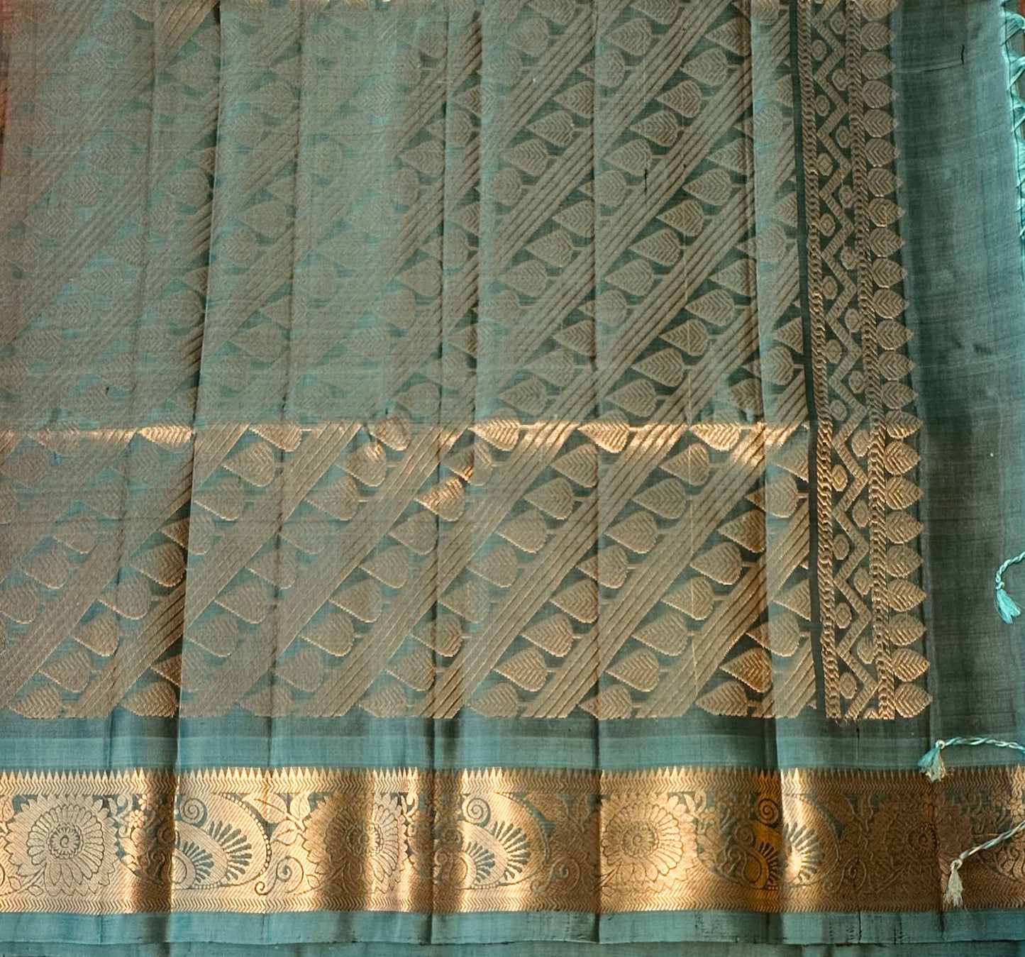 LIGHT BROWN KANJIVARAM LIGHT WEIGHT