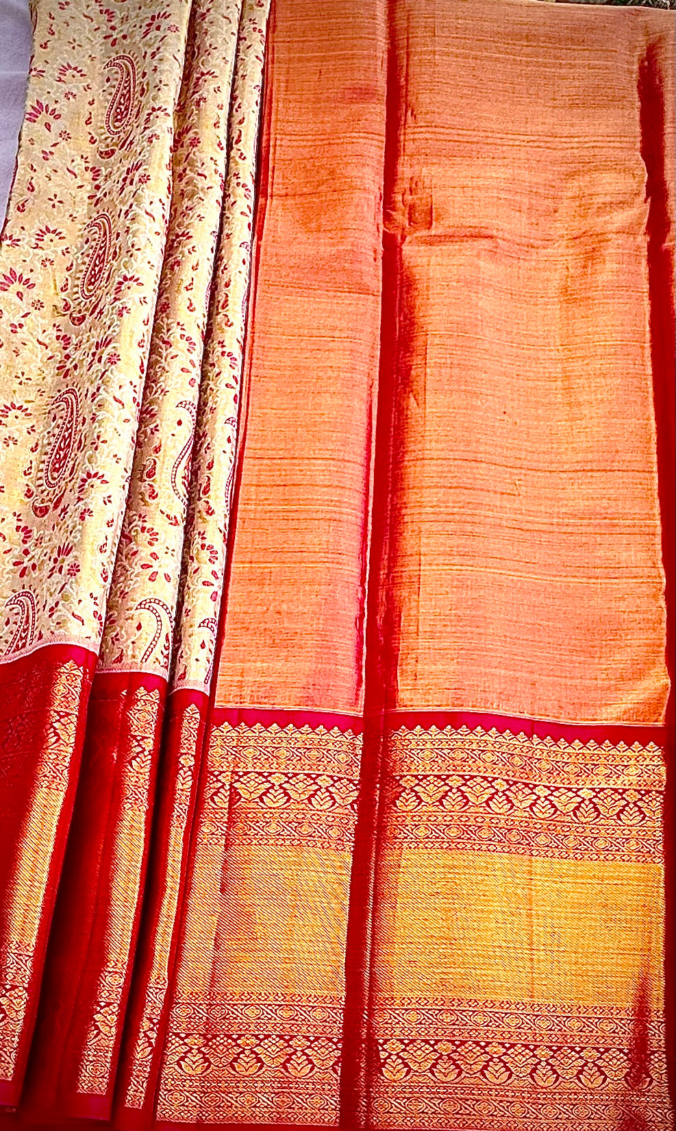 IVORY KANJIVARAM PURE SILK PREMIUM