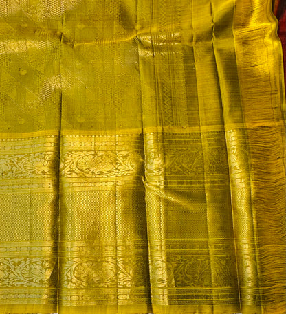 MAROON RED KANJIVARAM LIGHT WEIGHT