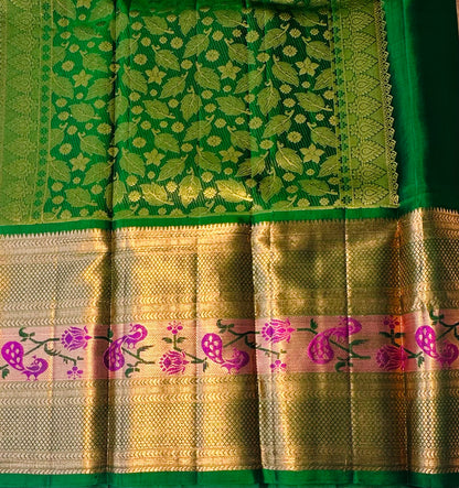 LIGHT BROWN KANJIVARAM LIGHT WEIGHT