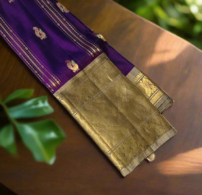 VIOLET KANJIVARAM LIGHT WEIGHT