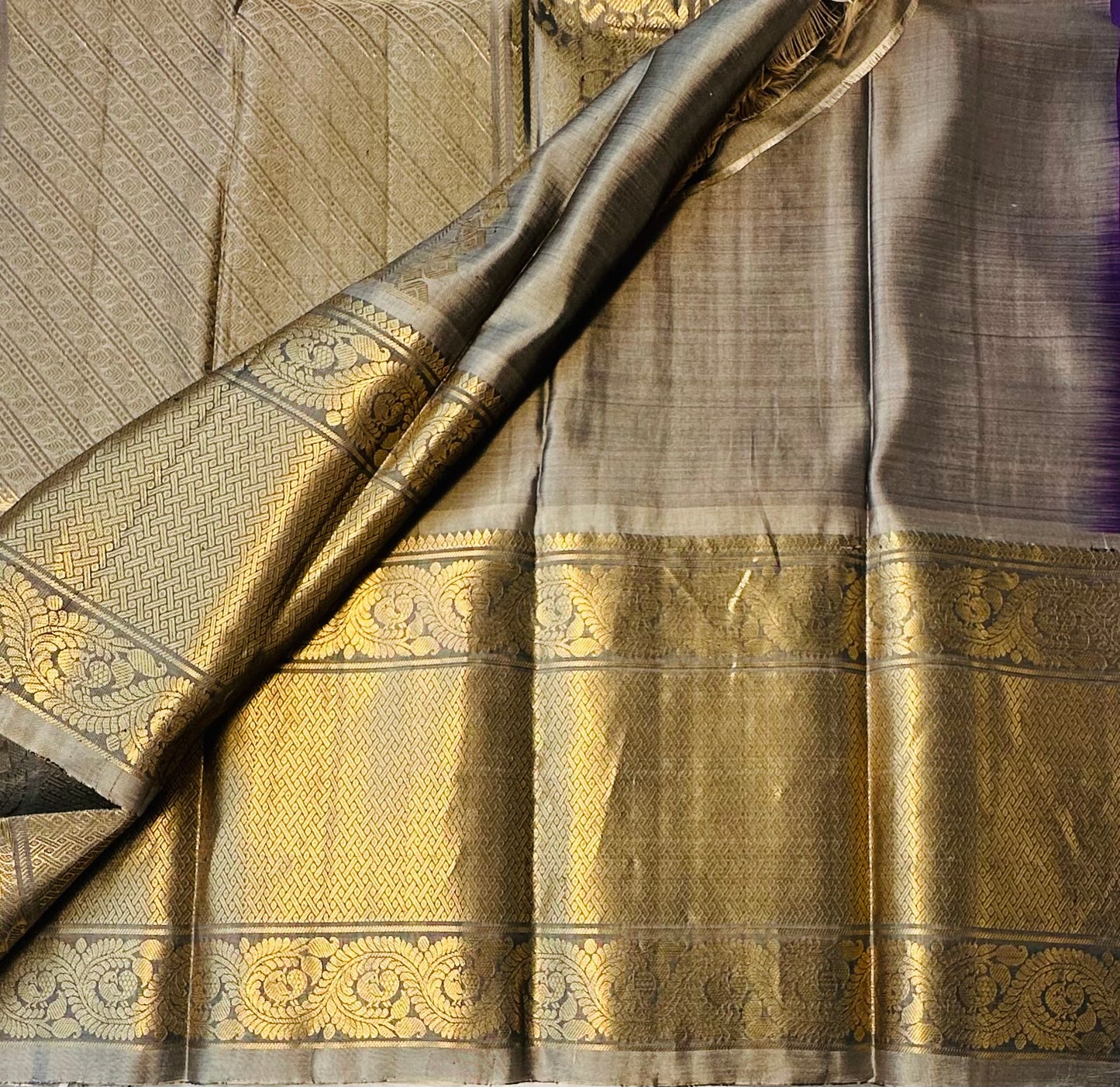 VIOLET KANJIVARAM LIGHT WEIGHT