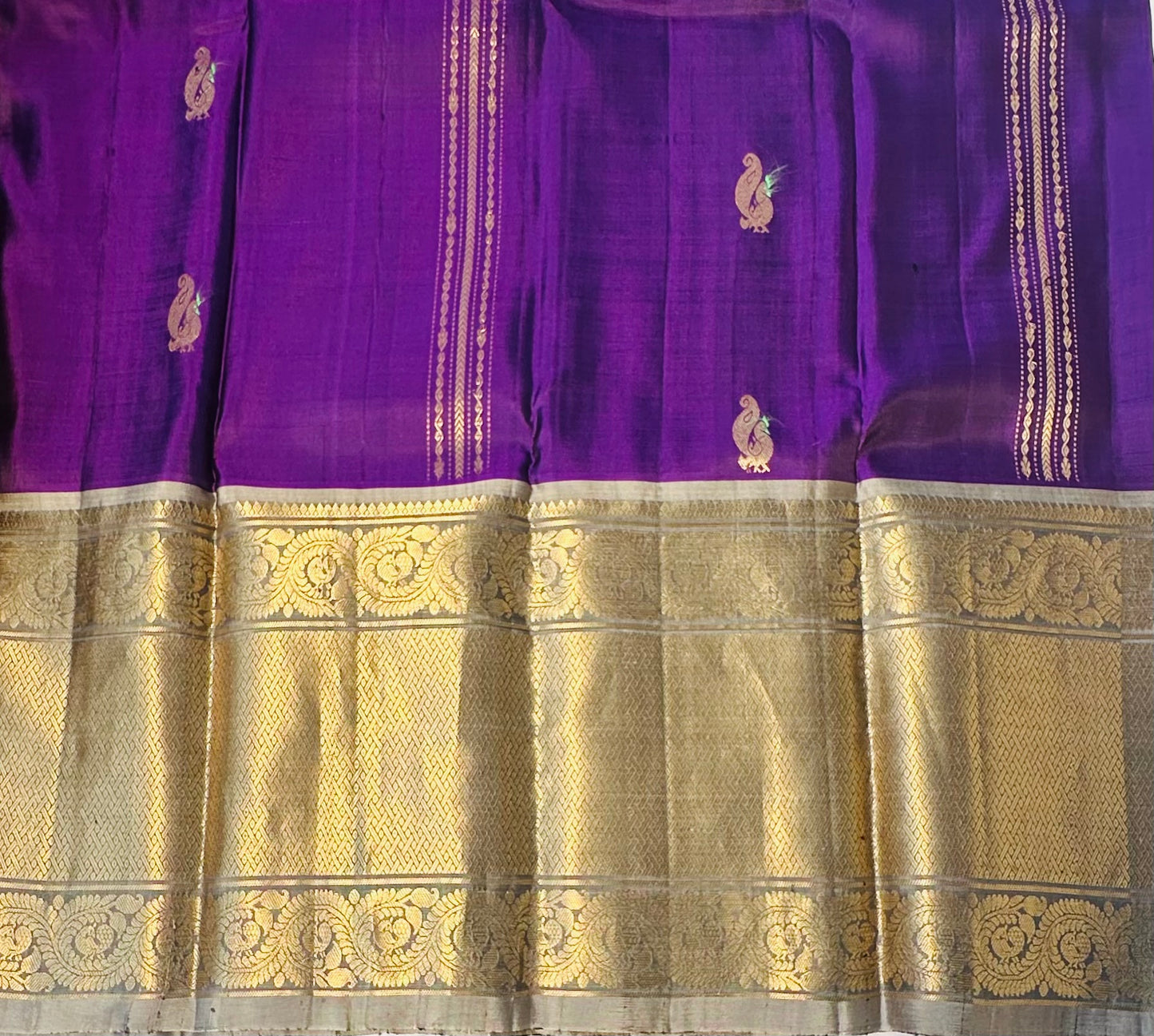 VIOLET KANJIVARAM LIGHT WEIGHT