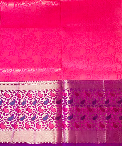 RANI PINK PURE GADWAL SILK