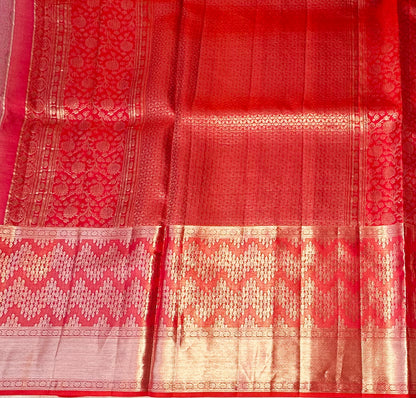 BABY PINK KANJIVARAM SILK