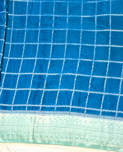 ROYAL BLUE BANARAS CRAPE